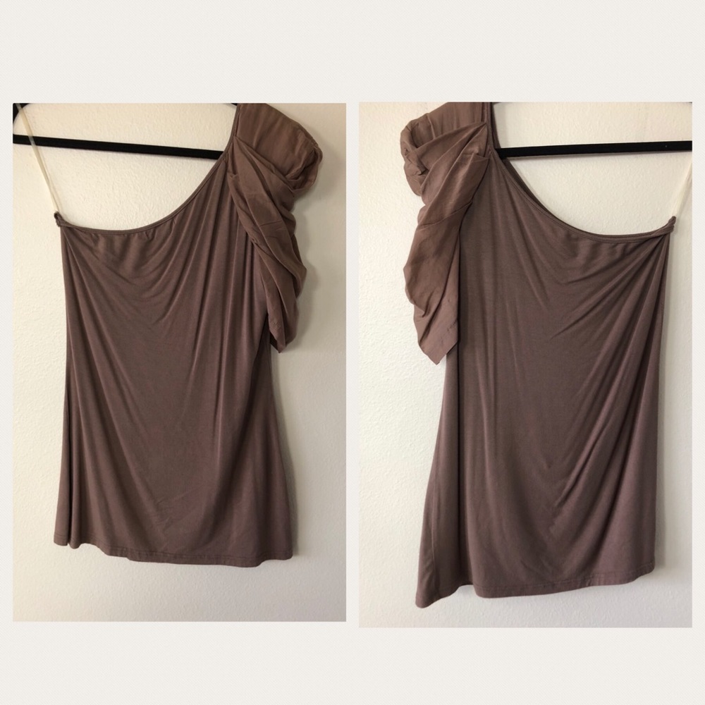 Twenty One Assymetrical One Shoulder Top Sz Large
